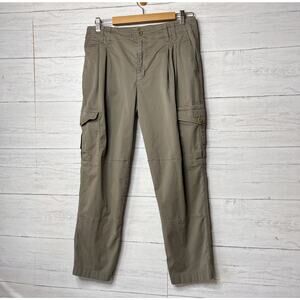 Lauren Ralph Lauren Pants Womens Size 6 Khaki Green Cargo Utility Black Label